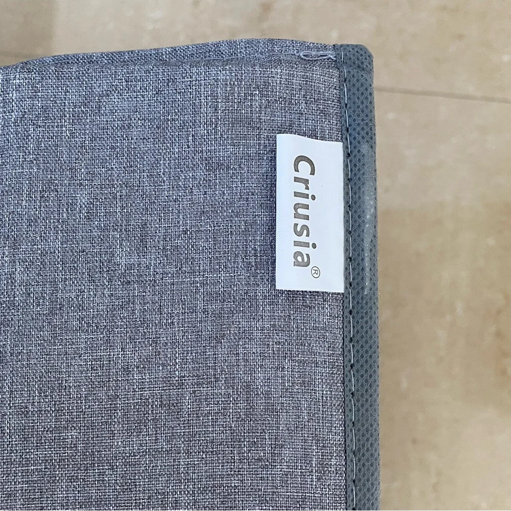 Criusia 24-section folding organizer for drawers & closets for ties, socks, etc
